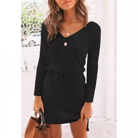 Vestito nero casual top