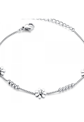 Bracciale Argento Floreale | Piuval