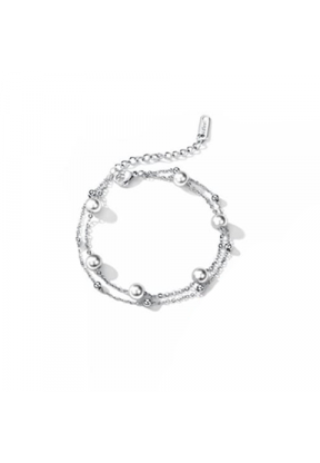 Bracciale Argento con Perle | Piuval