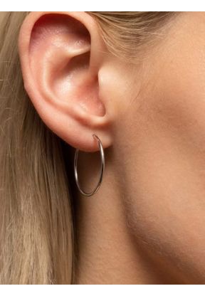 Orecchini a Cerchio Argento | Piuval