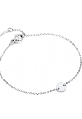 Bracciale Argento con Cerchio Pieno | Piuval