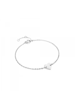 Bracciale Argento con Decoro Cuore | Piuval