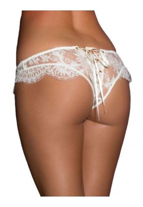 Perizoma Bianco con lacci | Piuval