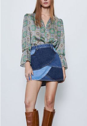 Camicetta leggera con fantasia