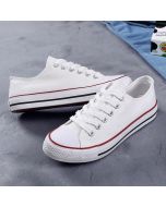 Sneakers suola bassa bianche