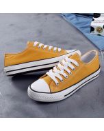 Sneakers suola bassa gialle