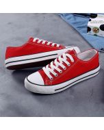Sneakers suola bassa rosse